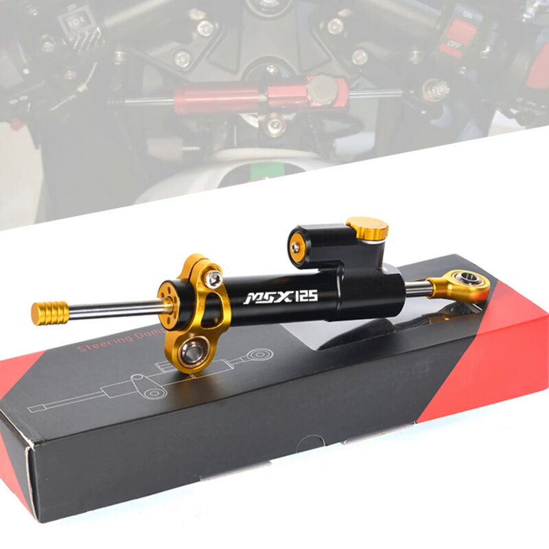 Kit de montaje de soporte de amortiguador estabilizador de dirección CNC ajustable para motocicleta HONDA MSX125 MSX 125 2014 2015 2016 2017