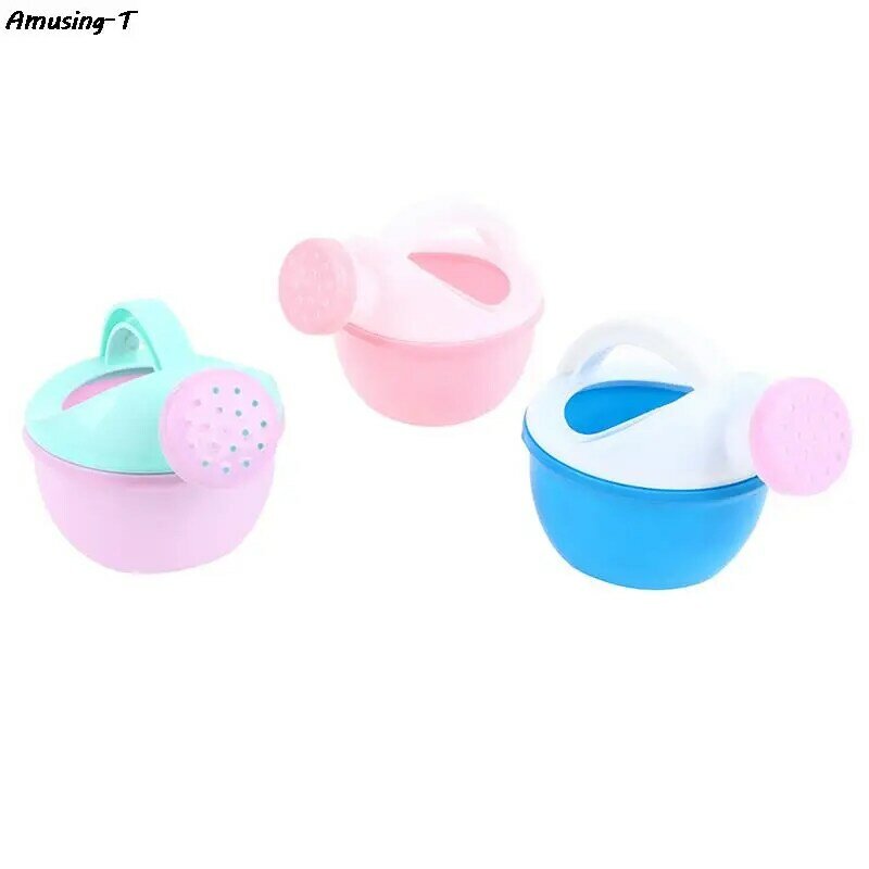 1PCS Baby Bath Toy Colorful Plastic Watering Can Watering Pot Beach Toy Play Sand Shower Bath Toy for children Kids Gift