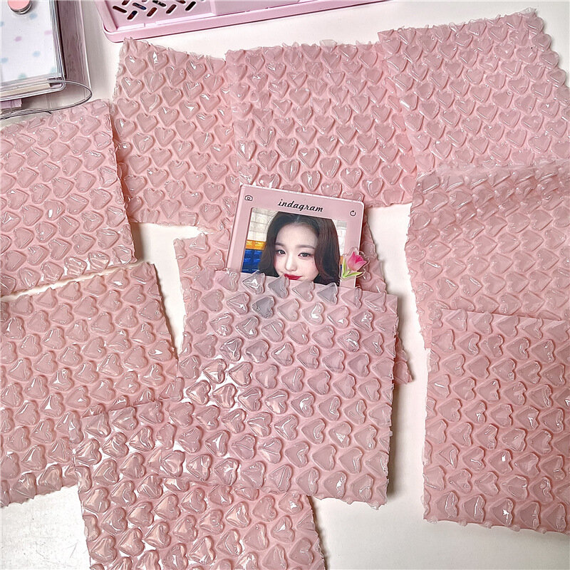 10 Stück rosa Liebe Bubble Mailer selbst dichtende Verpackungs beutel Klein unternehmen liefert gepolsterte Umschläge Blase Umschläge Versandt aschen