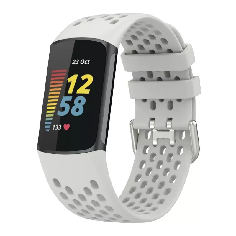 Silicone Pulseira para Fitbit Carga 5 e 6 Relógio Inteligente, Sport Pulseira, Strap, Correa