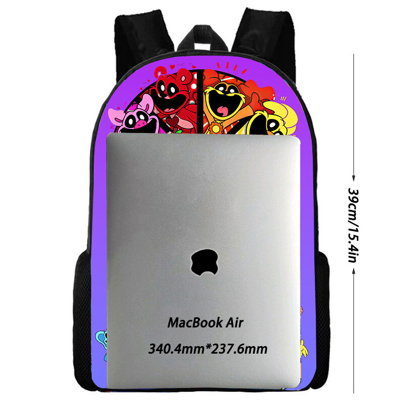2 szt. Zestaw uśmiechnięty plecak szkolny 3D z piórniki, torby szkolne dla chłopców dziewczynek, plecak dla dzieci z ołówkiem