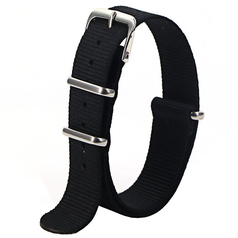 1pcs Nylon strap 16mm 18mm 20mm 22mm Watch Band Waterproof Watch Strap for Nylon Army Sport Watch Dropshipping Belt