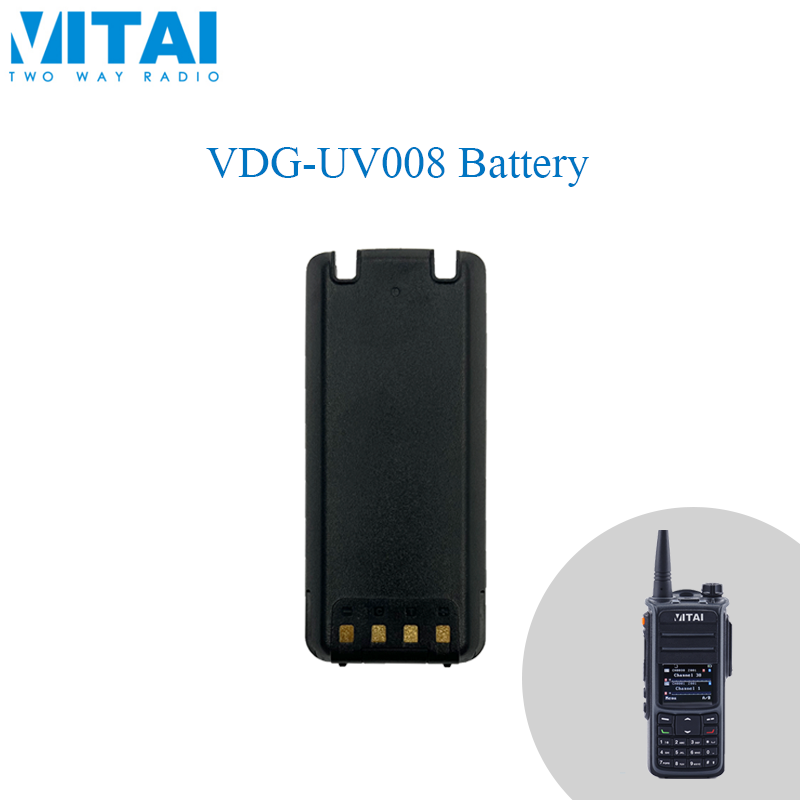 Рация VITAI UDG-UV008 с аккумулятором, 2500 мАч, двусторонняя радиосвязь