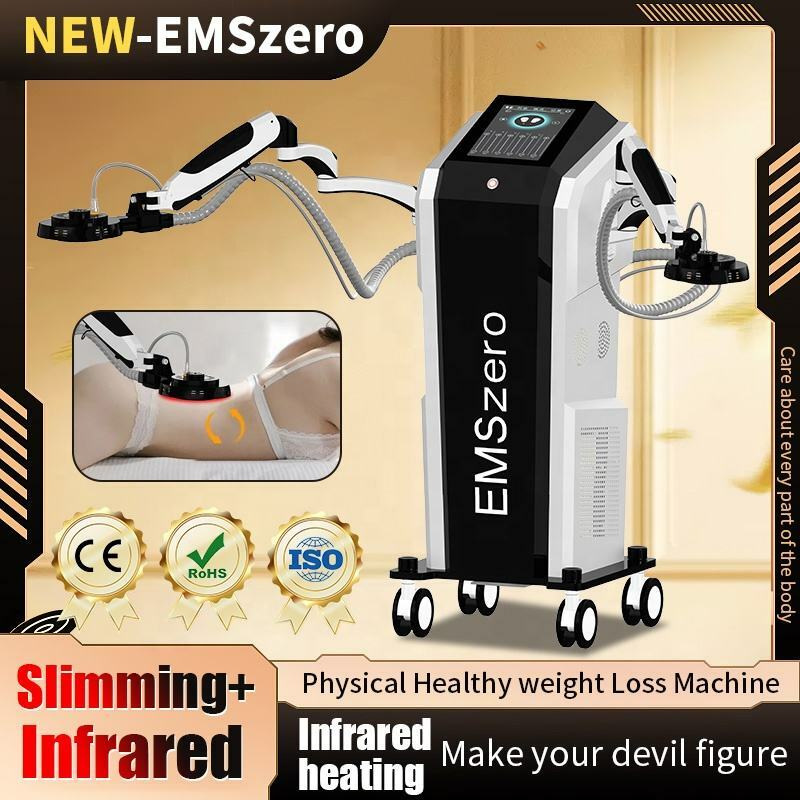 Máquina Emszero-infravermelha da fisioterapia, máquina dequeimadura para o exercício do músculo, máquina da beleza, perda de peso eletromagnética, ems