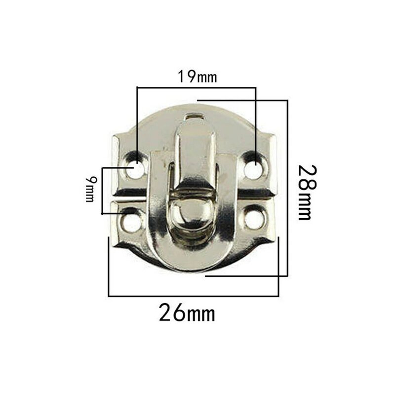 5/12set Jewelry Box Hasp Clasp Suitcase Wood Chest Cabinet Decorative Lock Latch Household Hardware For Box Case Accessory