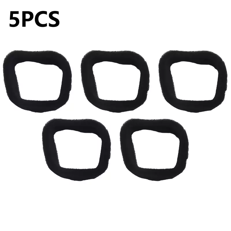 5 Pcs Air Filter Fits For Various Strimmers 50mm X 43mm Universal Trimming Machine Air Filter Screen