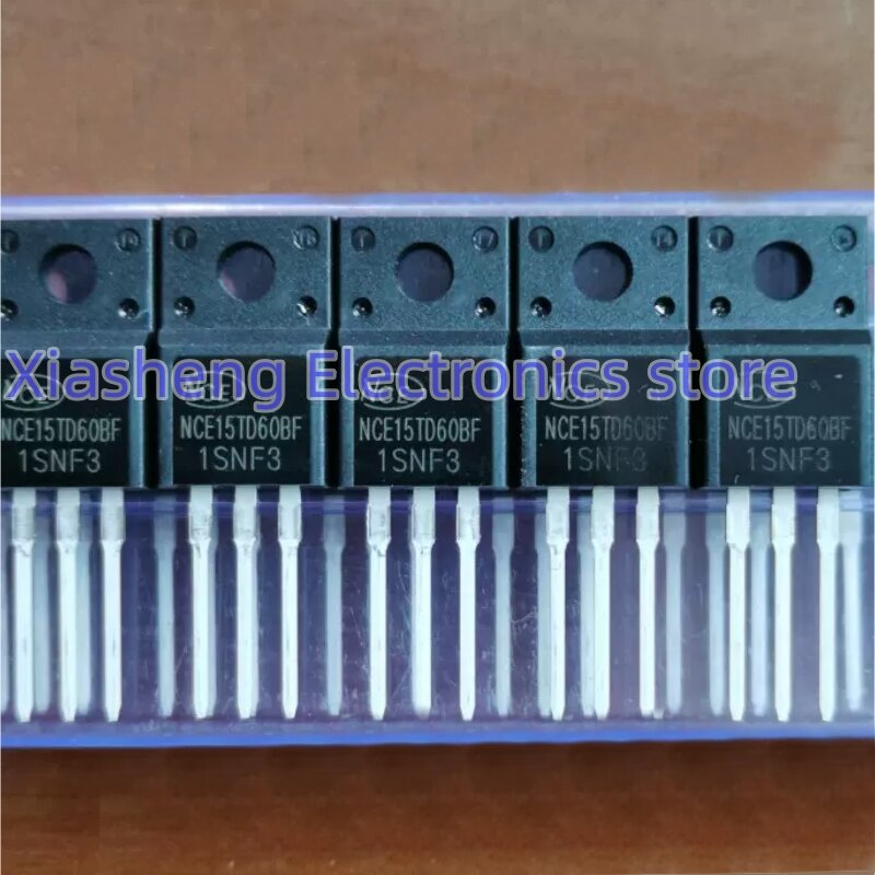 Transistor original do poder de IGBT, NCE15TD60BF, TO-220F, 15A, 600V, novo, 10 PCes