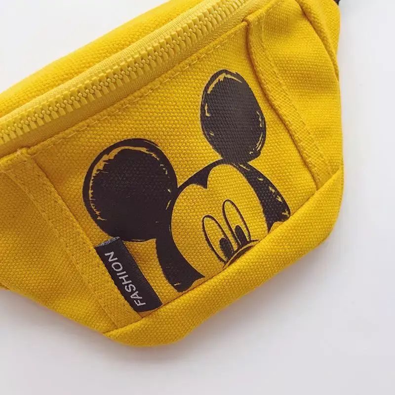 디즈니 캔버스 만화 허리 가방, 어린이 가방, 아기 디즈니 미키 마우스 조인트 허리 가방, 2022 신제품