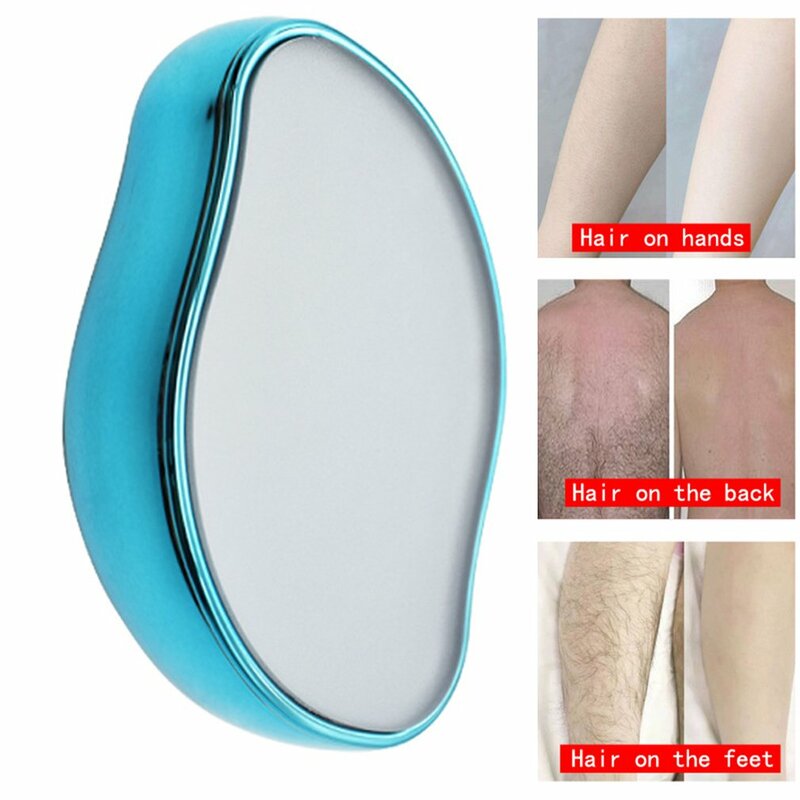 2022 Crystal Hair Removal Physical Hair Removal Painless Safe Epilator Reusable Body Beauty Depilation Tool Glass Hair Eraser