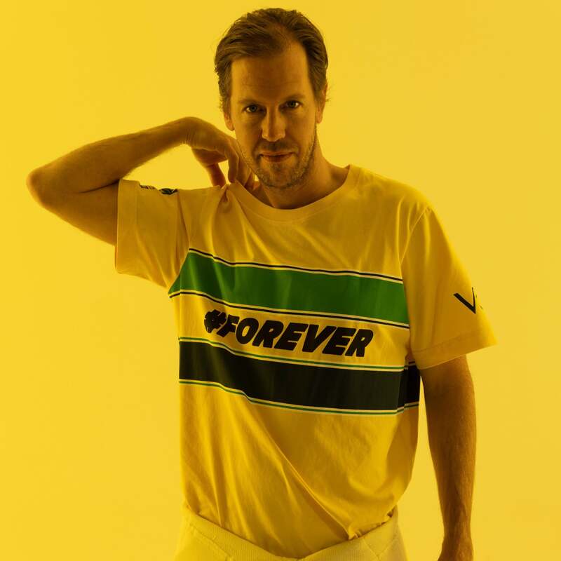 Camiseta FOREVER SENNA para hombre, camisa informal de moda, Ayrton Senna, camiseta brasileña de Fórmula 1 Legend, gráfico de gran tamaño, Senna 30, 2024
