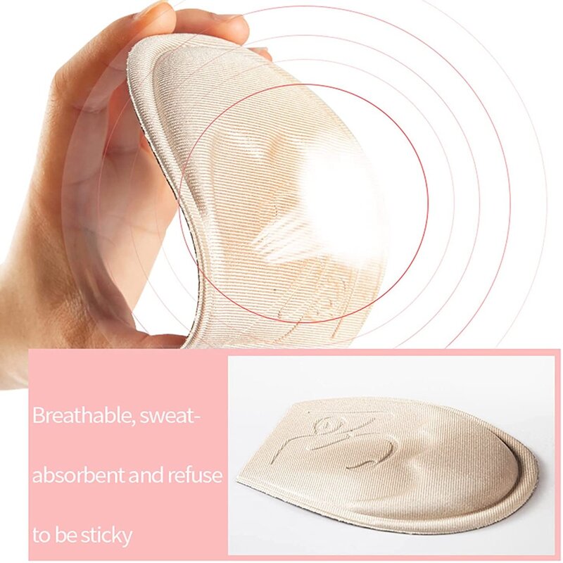 Half Insoles for Shoes Inserts Forefoot Pad Non-slip Sole Toe Plug Cushion Reduce Shoe Size Filler High Heels Pain Relief Pads