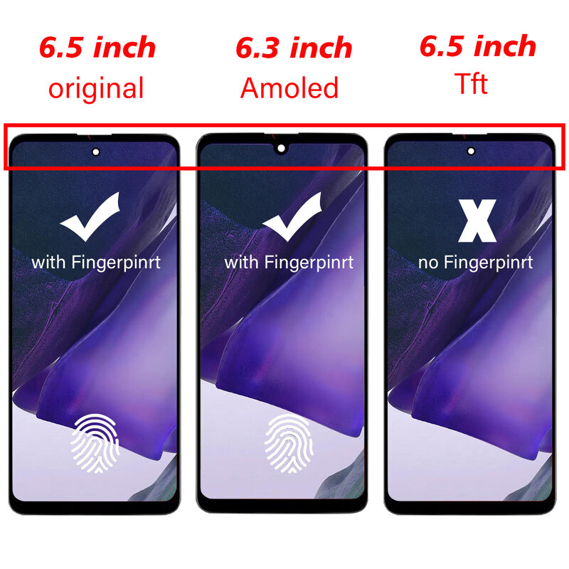 Getestet 6.5 "Super Amoled für Samsung Galaxy A51 A515 A515F A515FD LCD Touchscreen Display Digitalis ierer Baugruppe Ersatz