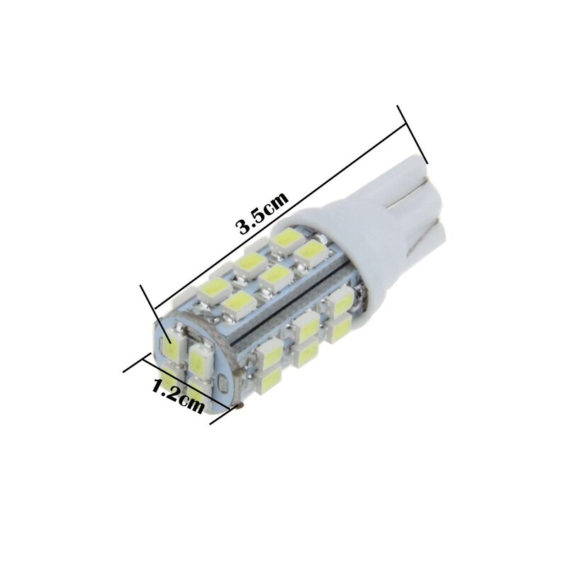 1x biały RV T10 W5W narożna lampa żarówka do czytania 28 podmiotów uczestniczących w systemie 1206 LED SMD 464 555 558 A048