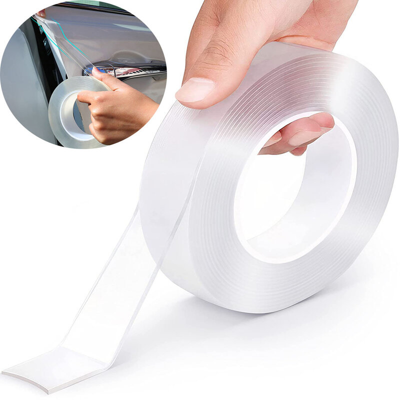 Car Door protector Stickers Sill Strip Bumper Sticker Car Protect Sticker Nano Tape Vinyl Car Trunk Auto Door Sill Anti Scratch