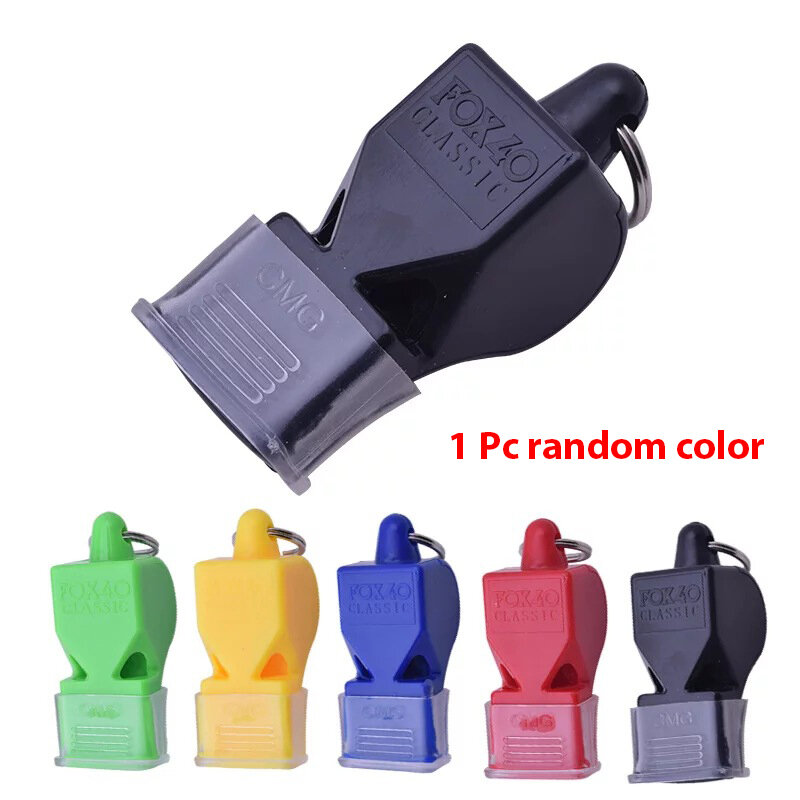 Plastic Whistle For Football Basketball Running Sports Training Referee Coach Outdoor Survival School Game Tools Random Color