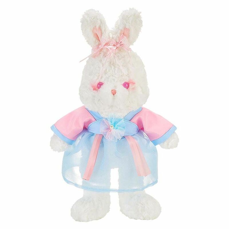인형 토끼 한푸 스커트, 부드러운 컬렉션 인형, 동물 토끼 인형, 한푸 토끼 봉제 장난감, 봉제 인형 동물