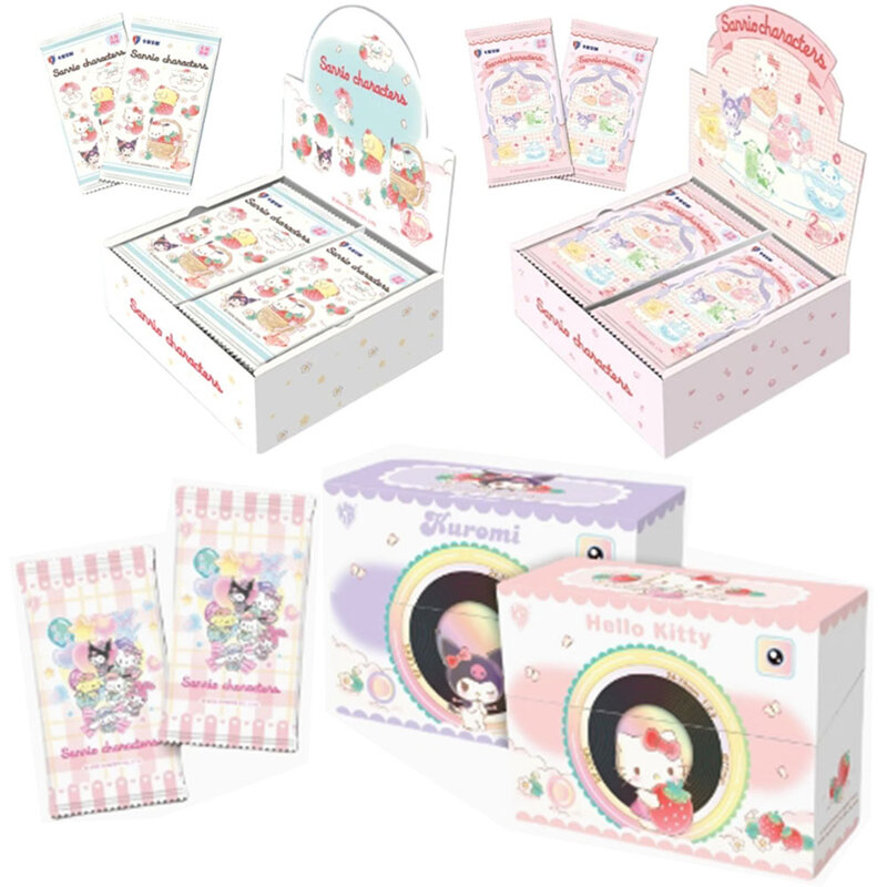 Prawdziwa kartka Sanrio życie pamiętnik Sanrio rodzina Coolomi życie pamiętnik piekielny różowa karta śliczna kolekcja zabawka prezent