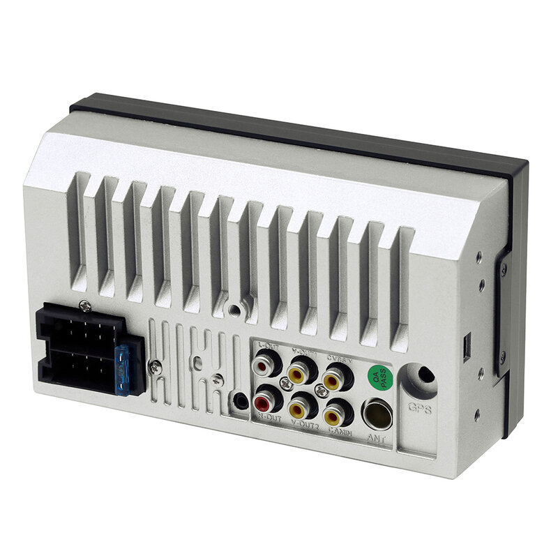 BQCC-receptor de rádio estéreo para carro, tela sensível ao toque MP5, Mirrorlink, BT, FM, USB, no painel, 7 luzes coloridas, 2 Din, universal