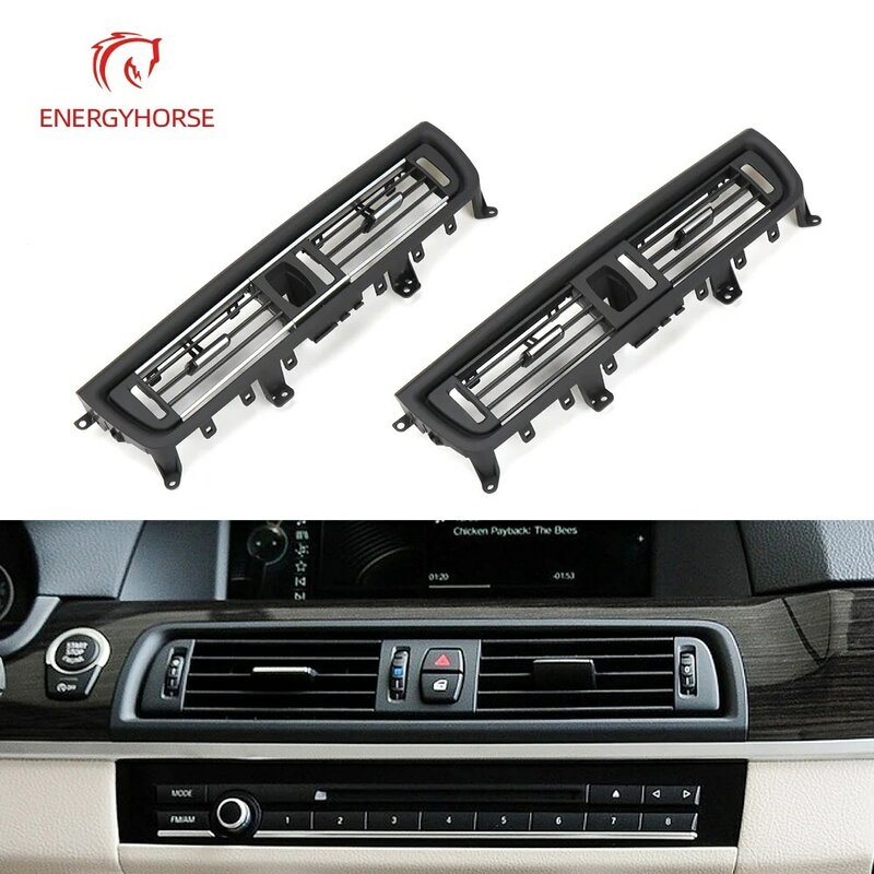 Front Console Central Air Conditioner AC Vent Grille For BMW 5 Series F10 F11 520i 523i 525i 528i 535i 64229166885 64229209136