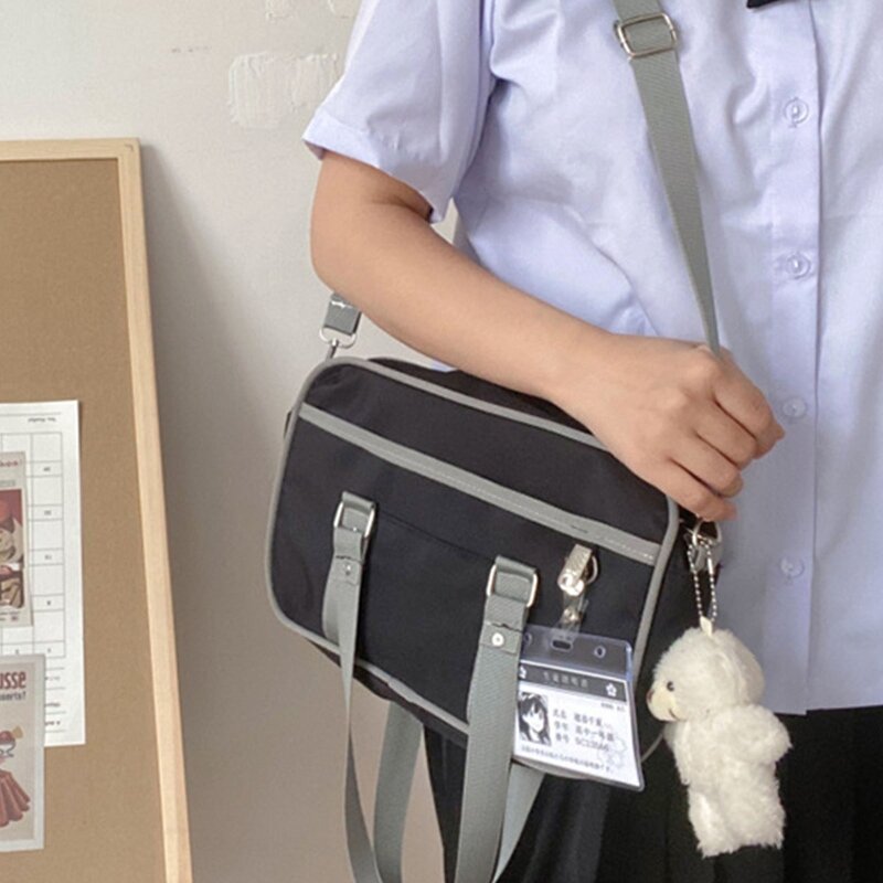 ญี่ปุ่นนักเรียนกระเป๋ากระเป๋าถือวิทยาลัยนักเรียนชุดกระเป๋าไหล่กระเป๋า Messenger กระเป๋าผู้หญิง