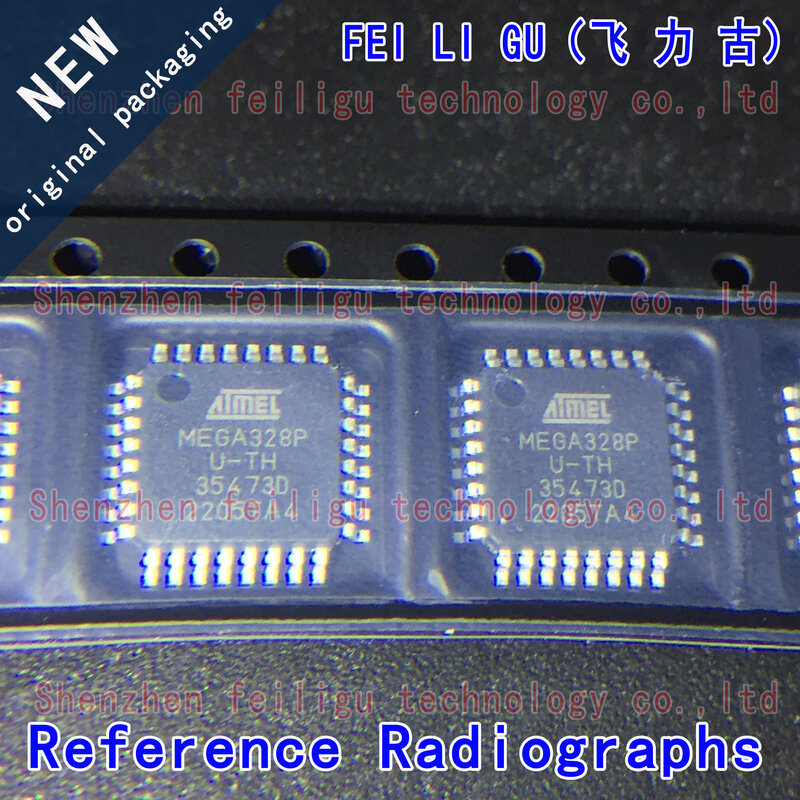 Chip original do microcontrolador, ATMEGA328P-AUR, ATMEGA328P-AU, ATMEGA328PU-TH, ATMEGA328P, TQFP-32, 100% novo, 1 a 30pcs