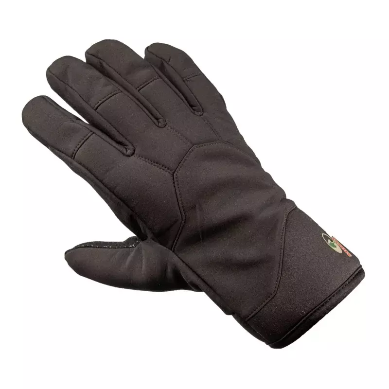 Mossy Oak sarung tangan hitam tahan angin pria, sarung tangan musim dingin