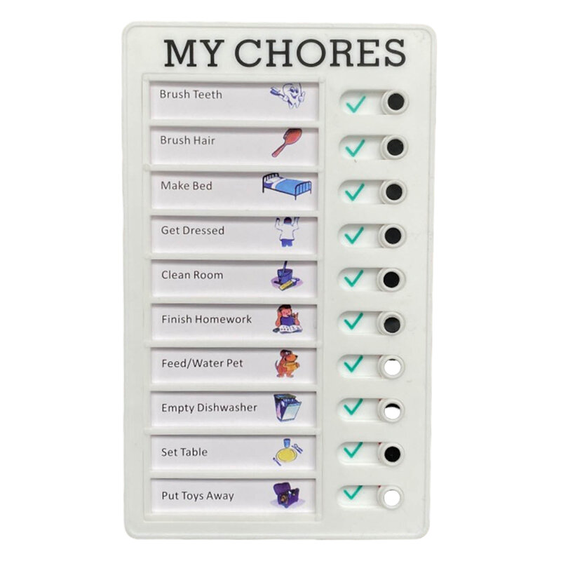 Контрольный список Chore для графиков, доска для планировки, съемная доска для сообщений ежедневно, список для домов на колесах, контрольный список для детей и взрослых