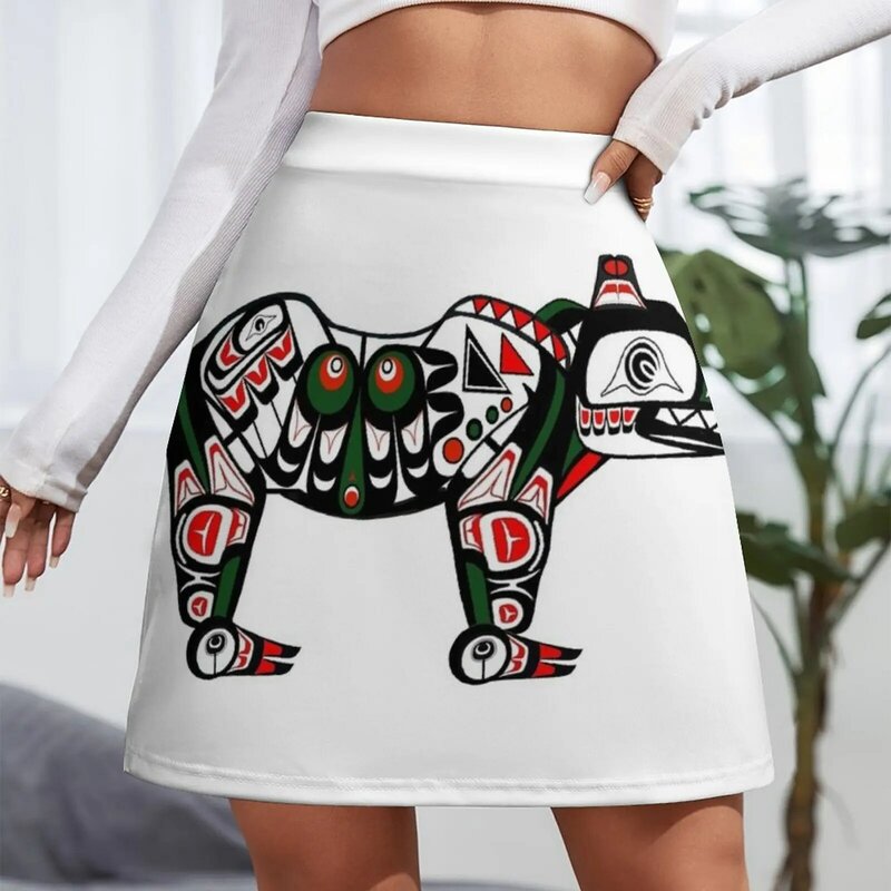 Minifalda de viaje costero para mujer, falda kawaii, Falda corta, hada grunge