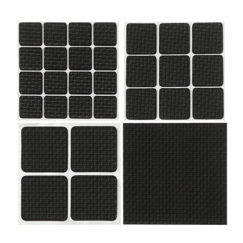 1/4/9/16PCS Chair Sofa Table Feet Cover Square Round Anti-slip Mat Scratch Proof Bottom Caps Floor Protectors Furniture Leg Pads