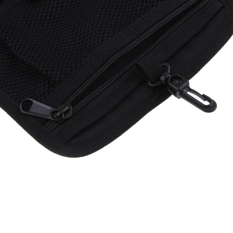 ช่องเก็บของกระเป๋าเก็บของแบบแข็งสีดำ