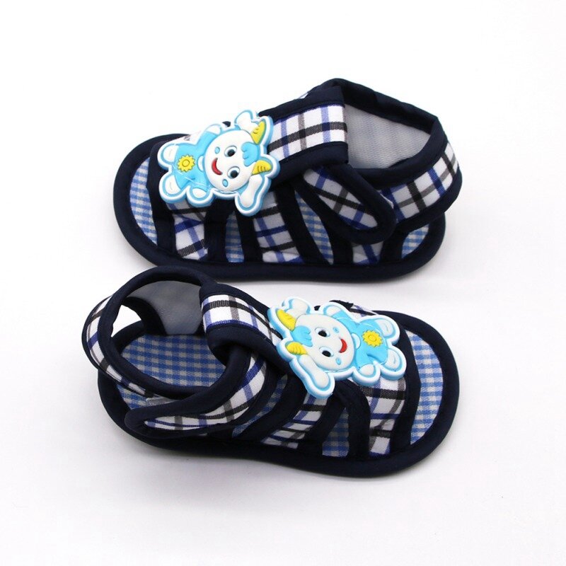0-18m Baby Shoes Newborn Infant Girls Boys Soft Crib Sandals Infants Sneaker Cartoon Pattern Non-Slip Toddler Shoes For Babies