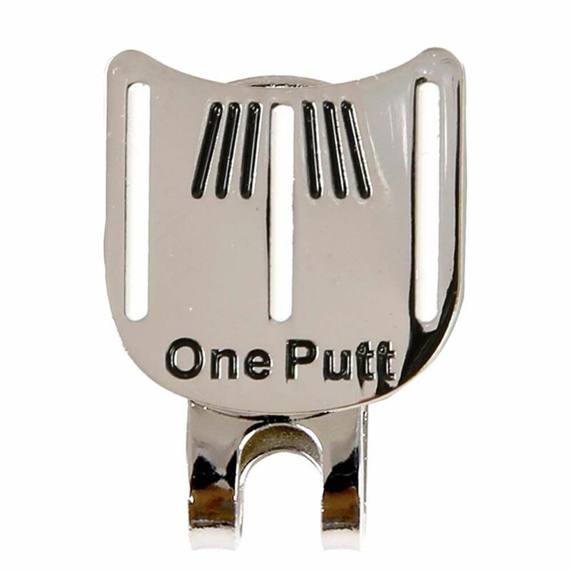 Accessori per ausili per l'allenamento del Golf Clip per berretto per golfista One Putt Golf Hat Clip Hat Marker Golf Putting Alignment Golf Marker