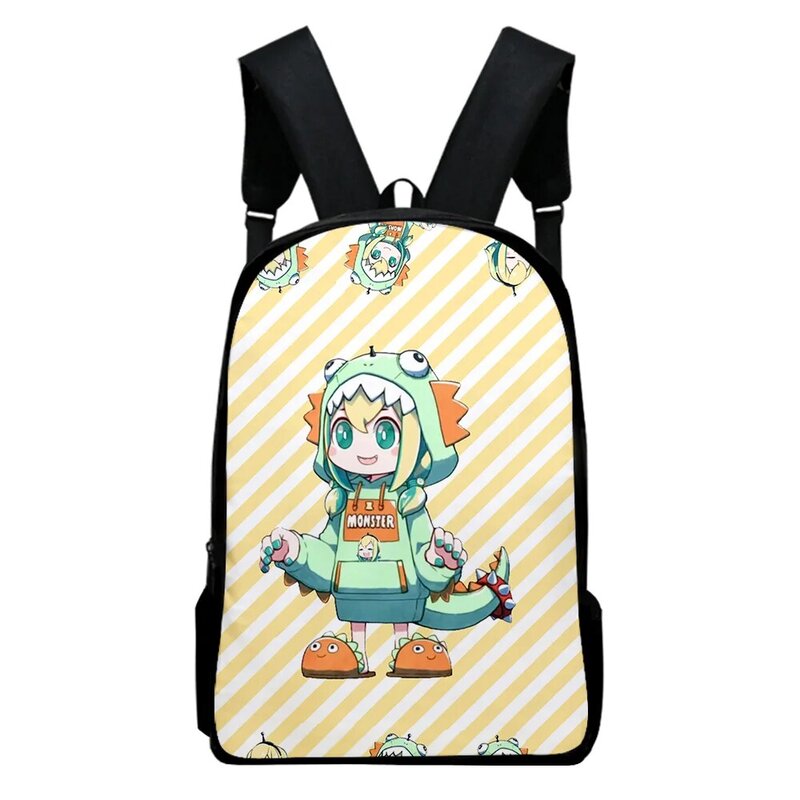 Pikamee Anime Backpack School Bag Adult Kids Bags 2023 Casual Style Daypack Harajuku Bags