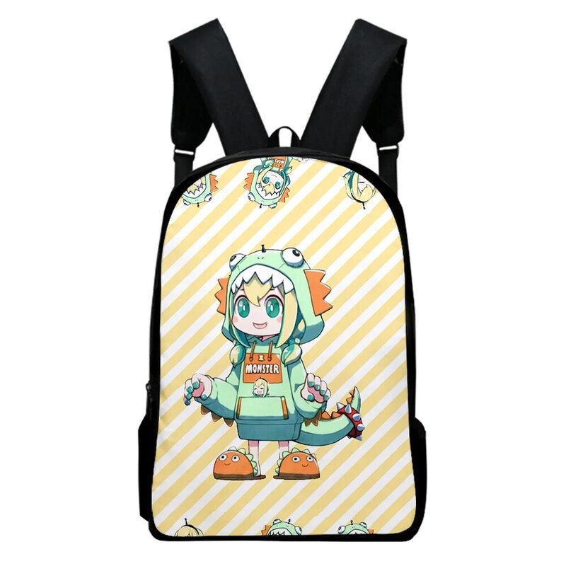 Pikamee Anime zaino scuola borsa adulto bambini borse 2023 stile Casual Daypack Harajuku borse