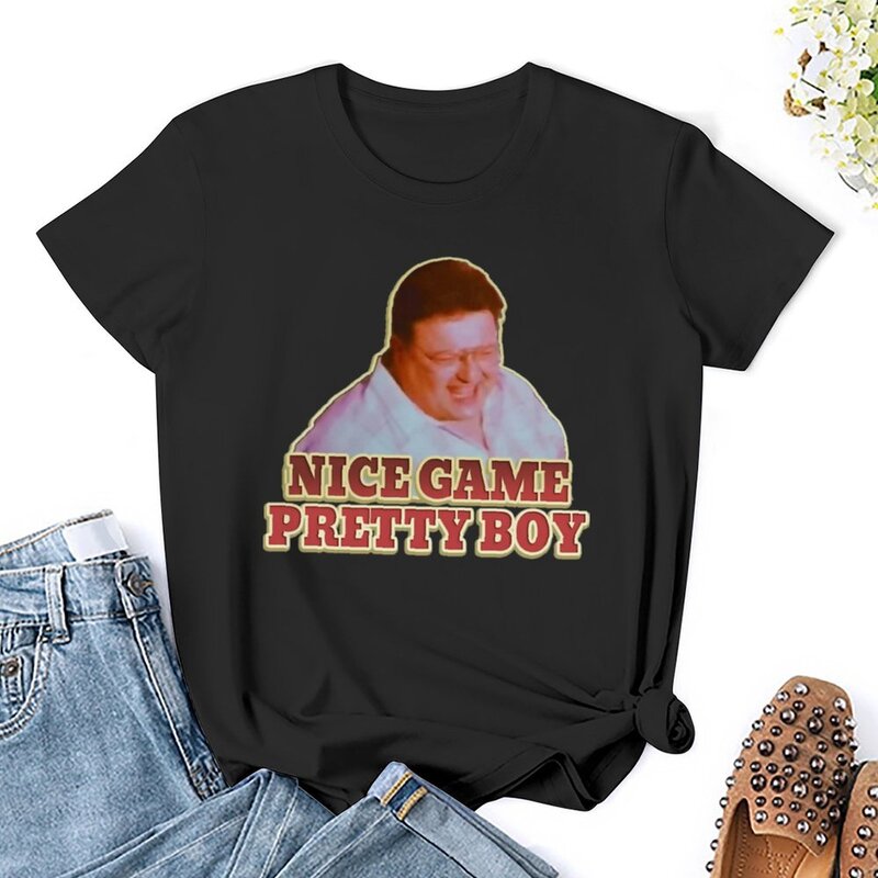 Nice Game Pretty Boy T-shirt graphics Female clothing cute t-shirts for Women