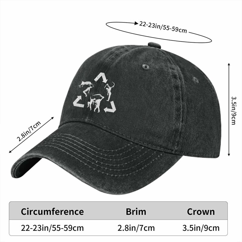Necrocycle Baseball Caps Peaked Cap Dead Space Sun Shade Cowboy Hats for Men Trucker Dad Hat