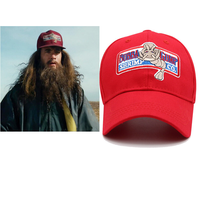 Wysokiej jakości czapka z daszkiem mężczyźni kobiety regulowana bawełna Forrest Gump haft tata kapelusz Trucker czapki z daszkiem Unisex kapelusze letnie