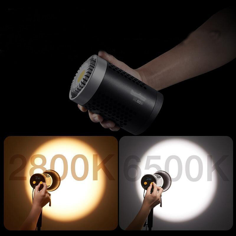 Godox ML60 사진 스포트라이트 영화 필름 및 텔레비전 비디오 라이트, 휴대용 외부 촬영 LED 필 라이트, 60W