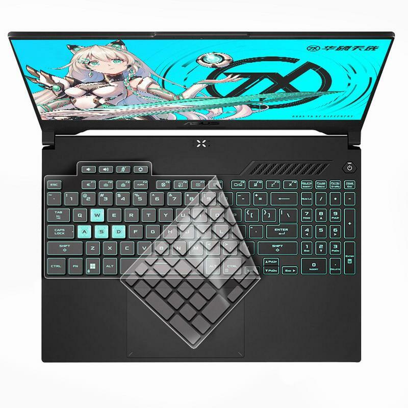 Silicone Keyboard Cover Skin ForAsus TUF A15 Laptop 15.6inch Waterproof Silicone Keyboard Cover Dustproof Keyboard Film