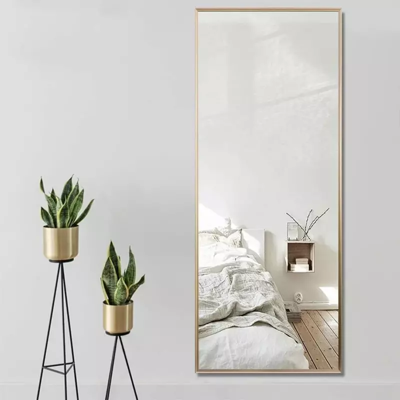 Wall Mirrors for Full Body Room Floor Length Mirror Decoration Bedroom Large Big Home Standing Long Aesthetic Freight free