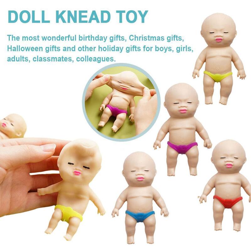 8cm ของเล่นตุ๊กตาบีบน่ารัก TPR จำลองของเล่นเด็กบีบของเล่นมือเล่นบ้านความเครียดที่เพิ่มขึ้นช้า Relief ความโปรดปราน V7U3