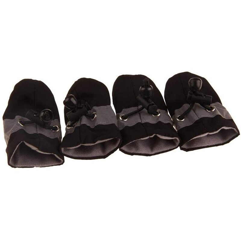 BEAU-Couvre-chaussures imperméables coordonnants pour chiens, bottes de pluie, bottes souples, adaptées aux animaux de compagnie PupMED,-4