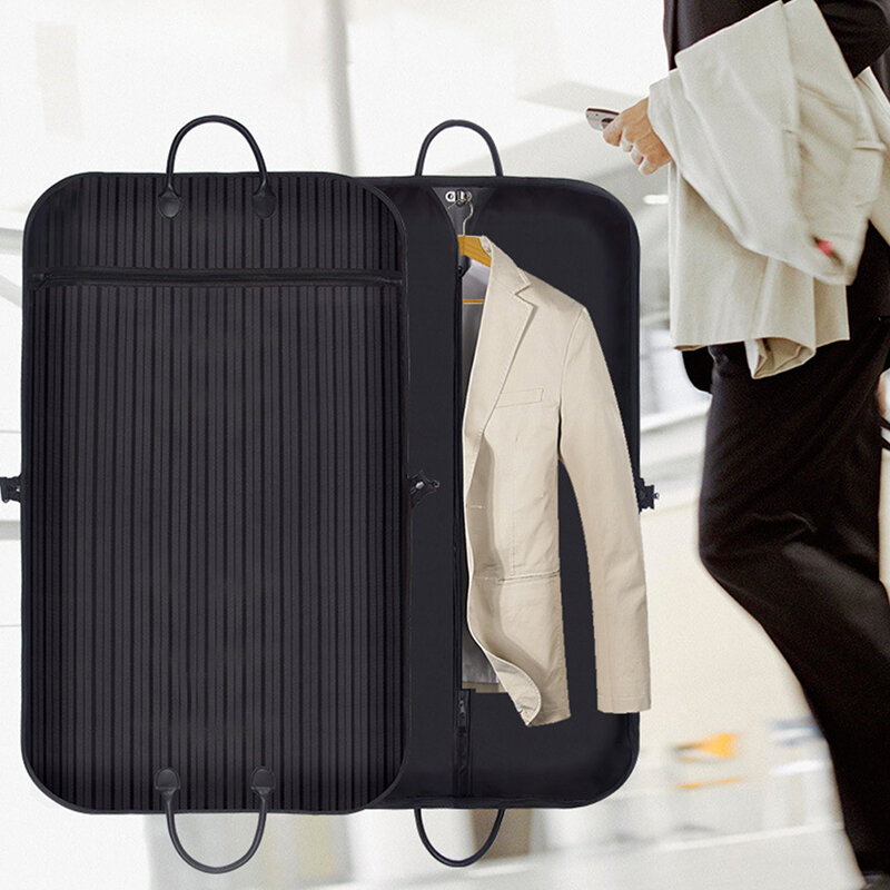 Clothing Garment Storage Bags Men's Dust Covers Hanger Organizer Household Merchandises Portable Travel Suit Coat Accessories