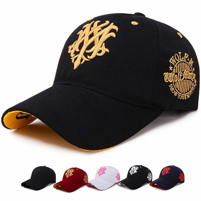 Haftowana czapka z daszkiem modne męskie czapki damskie wiosenne i letnie Snapback czapka hip-hopowa regulowane płomieniowe czapki z cieniowaniem słońca