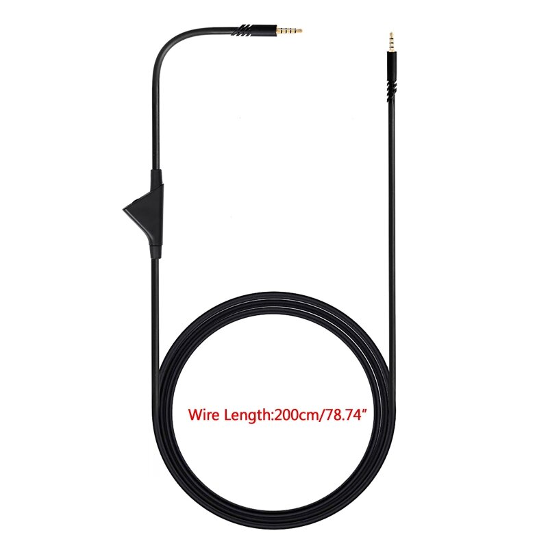 T8WC Przenośny kabel do słuchawek Przewód audio do zestawu słuchawkowego do gier Astro A10 A30 A40 A40TR
