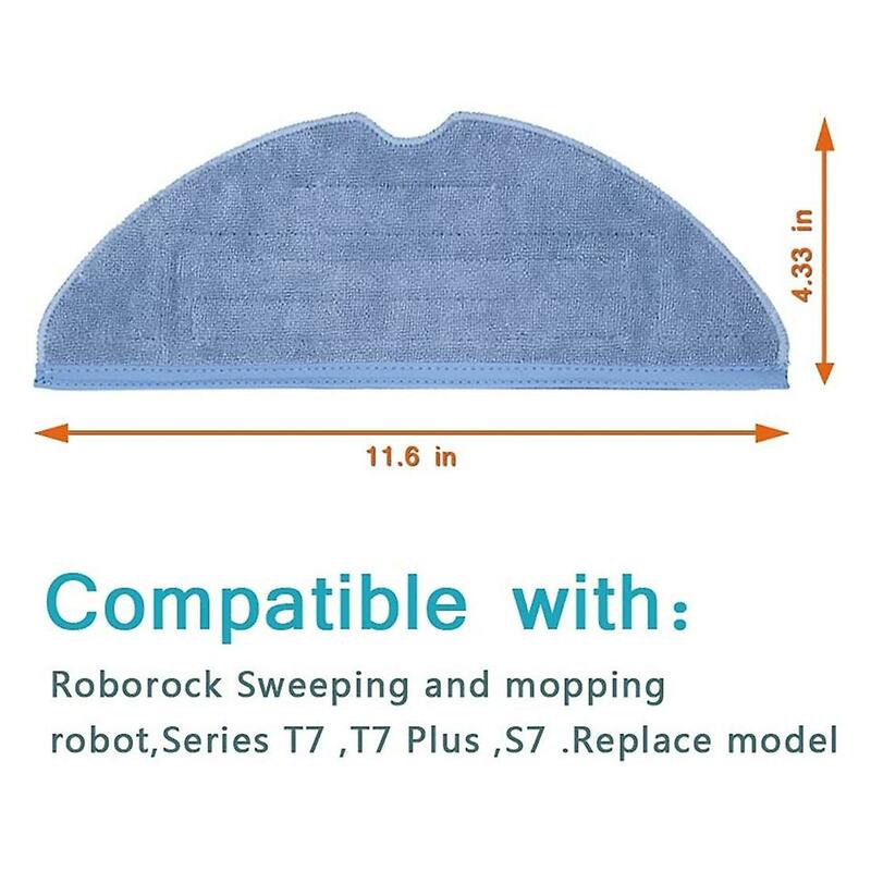 1 conjunto Mop Escova Principal Hepa Filtro Conjunto Para Roborock Xiaomi T7s T7s Plus