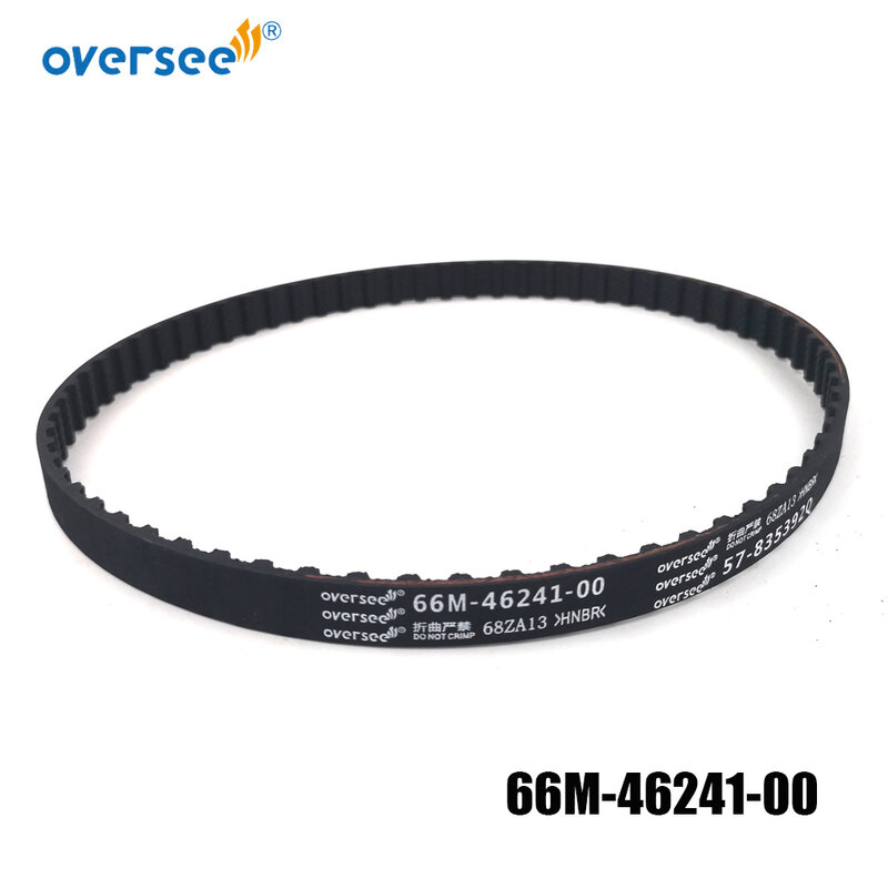 66M-46241 Timing Belt for Yamaha 9.9HP 15HP 4-Stroke Outboard Engine 66M-46241-00-00