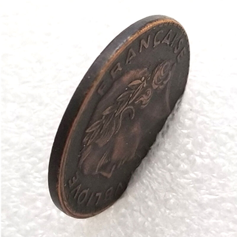 Luxury 1947 French Republic Empire Half-Dollar Couple Art Coin/Nightclub Decision Coin/Lucky Commemorative Pocket Coin+Gift Bag