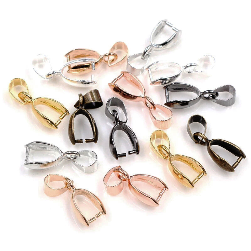 Clip colgante de 7 colores, accesorio para collar, pendientes, Conector de cuentas, hebilla, fabricación de joyas, componente de broche, 10 piezas, 3/5/6/8mm