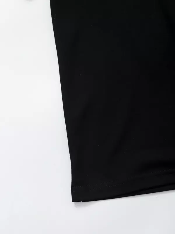 Camiseta de tecido dupla face lavada feminina, blusa retrô, manga curta, luxo, novo conjunto de moda, B 79USD, 2 peças